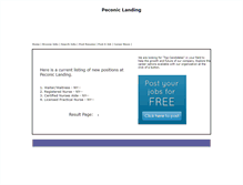 Tablet Screenshot of peconiclanding.hrpanel.com