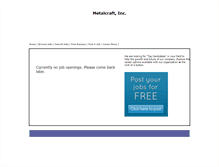 Tablet Screenshot of metalcraft.hrpanel.com